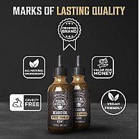 Viking Revolution Beard Oil For Men All Natural Beard Oil Spiced Vanilla Scent With Argan Oil Jojoba Oil Beard Conditioner A