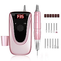 Professional Rechargeable 35000 Rpm Nail Drill Portable Electric Nail Drill Machine E File Nail Drill Kit For Acrylic Gel Nail