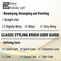 Hair Brush For Women Men Curly Wet Or Dry Hair Classic Detangling Brushes 9 Row For Natural Thick Hair Blow Styling Separating