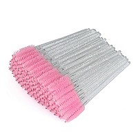 G2Plus 300Pcs Disposable Mascara Brushes Crystal Lash Brush Makeup Kit Adjustable Eyelash Spoolies For Eyelash Extensions Eye