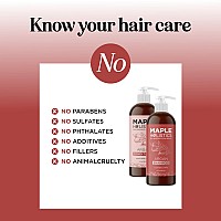 Argan Oil Shampoo And Conditioner Paraben And Sulfate Free Moisturizing For Dry Frizzy Hair Curls And Split Ends