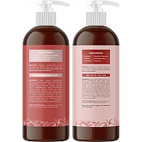 Argan Oil Shampoo And Conditioner Paraben And Sulfate Free Moisturizing For Dry Frizzy Hair Curls And Split Ends