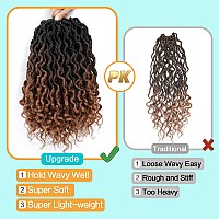 Karida Goddess Locs Crochet Hair 10 Inch 8 Packs Faux Locs Crochet Hair For Black Women Pre Looped Crochet Goddess Locs With C