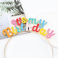 Cieher Birthday Tiara Headband Its My Birthday Crown For Girls Birthday Decorations And Gifts