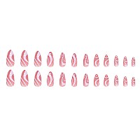 24 Pcs Acrylic Press On Nails Medium Glue On Nails For Women Fake Nails With Glue Mediumpurple Swirl