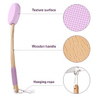 Amazerbath Lotion Applicator For Back Feet 4 Replaceable Pads With 1 Long Handled Back Sunscreen Applicator For Elderly Wome