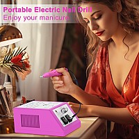 Electric Nail Drill Cadrim Nail Drill Machine Nail Electric Drill For Acrylic Nails Gel Nail Glazing Nail Drill Nail Art Polis