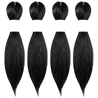 Osuntress Braiding Hair Pre Stretched 12 Inch 4 Packs Short Hair Extensions For Braids Synthetic Braiding Hair Prestretched 1