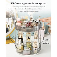 Argox 360 Rotary Makeup Organizer Bathroom Counter Organizer Skincare Care Organizer Make Up Organizers And Rotary Storage