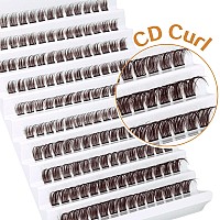 Brown Lash Clusters Diy Eyelash Extensions 816Mm Natural Cluster Lashes Wispy Individual Lash Extensions 140Pcs C Curl False Ey