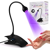 Aoraem Led Nail Lamp 3W Led Nail Light For Gel Nails Flash Cure Gel Nail Polish With 3 Timers Gel X Nail Lamp Professional Porta