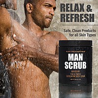 Body Prescriptions Body Scrub For Men Ultimate Exfoliating Scrub Infused With Mahogany Mens Body Wash In Jar With Twist Top 2