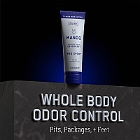 Mando Whole Body Deodorant For Men Invisible Cream 72 Hour Odor Control Aluminum Free Baking Soda Free Skin Safe 3 Oun