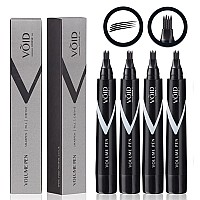 Void Homme Beard Styling Pen Kit Instant Beard Filler Liner Pencil Pack Of 4 For Waterproof Easy Beard Filling Shaping