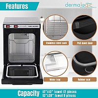 Dermalogic Towel Warmer Towel Heater Warmer Cabinet 2 In 1 Electric Equipment 5L Massage Facial Spa Beauty Salon Nails Shop Gym