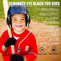 Ccbeauty Orange Eye Black Baseball Face Body Paint Stick Oil Eyeblack Colors For Sports Softball Football Hypoallergenic Kids