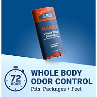 Mando Whole Body Deodorant Invisible Cream And Solid Formulas 72 Hour Odor Control Aluminum Baking Soda Free Skin Safe