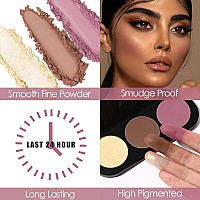 Focallure Blush And Highlighter Palette3 In 1 Contour Palettecrueltyfree Matte Bronzer Powdershimmer Illuminator Highlighter