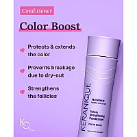 Keranique Color Treated Shampoo And Conditioner Set With Follicle Booster Hair Serum Keratin Enriched Color Boost Set Wshampo