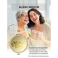 Getinbulk Compact Mirror Bulk Set Of 2 Doublesided 1X2X Magnifying Purse Pocket Makeup Mirrorsround Gold And Silver