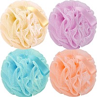 Farmoga Bath Loofah Sponge Body Scrubber Shower Sponge Exfoliating Mesh Pouf Shower Ball Bath Sponges For Women And Men Bathing