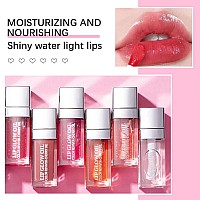 Glow Lip Oil Plumping Lip Gloss Hydrating Lip Care Nonsticky Big Brush Head Korean Lip Tint Primer Glitter Shine Lipgloss Tran