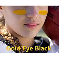 Go Ho Gold Creamblendable Face Body Paint Stickeasy To Color Eye Black Gold Face Paint Footballbaseballsoftballsafe Facepai