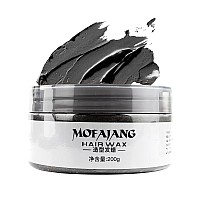 Sovoncare Black Temporary Hair Wax Color Professional Styling Pomades Natural Hairstyle Clay For Men Women Christmas Cosplay