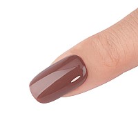 Tutuyu Coffee Brown Gel Nail Polish 05 Fl Oz Soak Off Uv Led Light Natural Nude Nutshell Brown Fall Winter Colors Gel Polish Ki