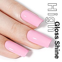 Aillsa Light Baby Pink Gel Nail Polish Pastel Macaron Gel Polish Bright Spring Summer Colors Cotton Candy Gel Soak Off U V For F