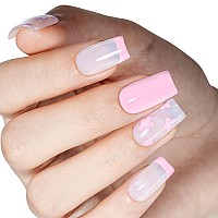 Aillsa Light Baby Pink Gel Nail Polish Pastel Macaron Gel Polish Bright Spring Summer Colors Cotton Candy Gel Soak Off U V For F