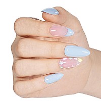 Aillsa Pastel Blue Gel Nail Polish Macaron Baby Blue Gel Polish Bright Spring Summer Colors Cotton Candy Nail Polish Gel Soak Of