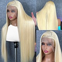 Alididi 613 Lace Front Wig Human Hair 13X4 Blonde Lace Front Wigs Human Hair 250 Density 613 Straight Hd Lace Front Glueless Wi