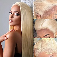 Alididi 613 Lace Front Wig Human Hair 13X4 250 Density Blonde Lace Front Wigs Human Hair Pre Plucked With Baby Hair 613 Straigh