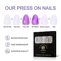 3D Bling Shiny Stones Press On Nails Ibeautying False Nails Extra Long Finger Wear Stiletto Nail Sparkly Holo Diamond Reus