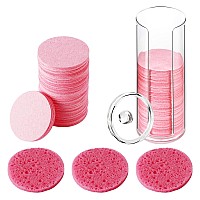 120Count Compressed Natural Facial Sponges For Face Cleansing Reusable Cosmetic Sponge Used For Exfoliating And Makeup Remova