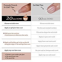 Btartboxnails Xcoattips Cat Eye Nails French Tip Press On Nails Long Square Soak Off Acrylic Nail Tips Soft Gel Fake Nail Ex