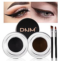 Evpct 4Pcs Black Silver Grey Brown Gel Eyeliner Pencil Eye Black Face Paint Sticks Makeup Set Natural Black Eyeliner Cream Wate