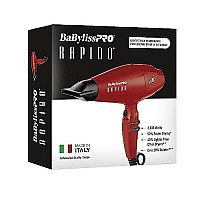 Babylisspro Rapido Hair Dryer Red