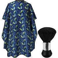 Borogo Professional Hair Cutting Cape With Neck Duster Brush Salon Barber Cape Hairdressing Accessories A