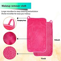 Nugilla Makeup Remover Cloths 8 Packs Makeup Remover Towels Reusable Face Wash Cloth Soft Makeup Remover Microfiber Face Cloth