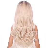 Pattnium Long Blonde Wigs For Kids Child Wig Long Curly Wavy Wig Ombre Blonde Wig Middle Part Girls Wig Black To Blonde Long Wig