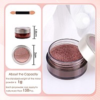 Laza Chrome Nail Powder Mirror Effect Metallic Dust Holographic Glitter Glazed Manicure Decoration Reflective Pigment For Diy Ge