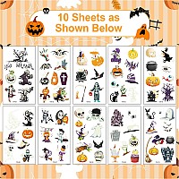 79 Pcs Halloween Scar Temporary Tattoos For Kids