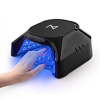 M Professional Hybrid 86W Wireless Rechargeable Uv Led Nail Curing Lamp Cordless Nail Dryer For Gel Nails Manicure Pedicure B