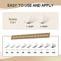 Premade Fans Eyelash Extensions 600 Fans 8D Handmade Volume Lashes Extensions 005Mm Thickness 815Mm D Curl Premade Volume Eyel