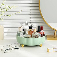 Anyoifax Makeup Perfume Organizer Tray 360 Degree Rotating Lazy Susan Skincare Lotion Organizer Spinning Cosmetics Storage For D