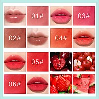 6 Colors Lip Tint Stain Set Korean Lip Gloss Plumping Mini Liquid Lipstick Multiuse Lip And Cheek Tintwaterprooflong Lastin