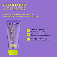 Freeman Restorative Moisturizing Resurfacing Facial Exfoliator Cleanser Infused With Oatmeal Walnut Shell Powder Dualpu