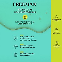 Freeman Restorative Moisturizing Resurfacing Facial Exfoliator Cleanser Infused With Oatmeal Walnut Shell Powder Dualpu